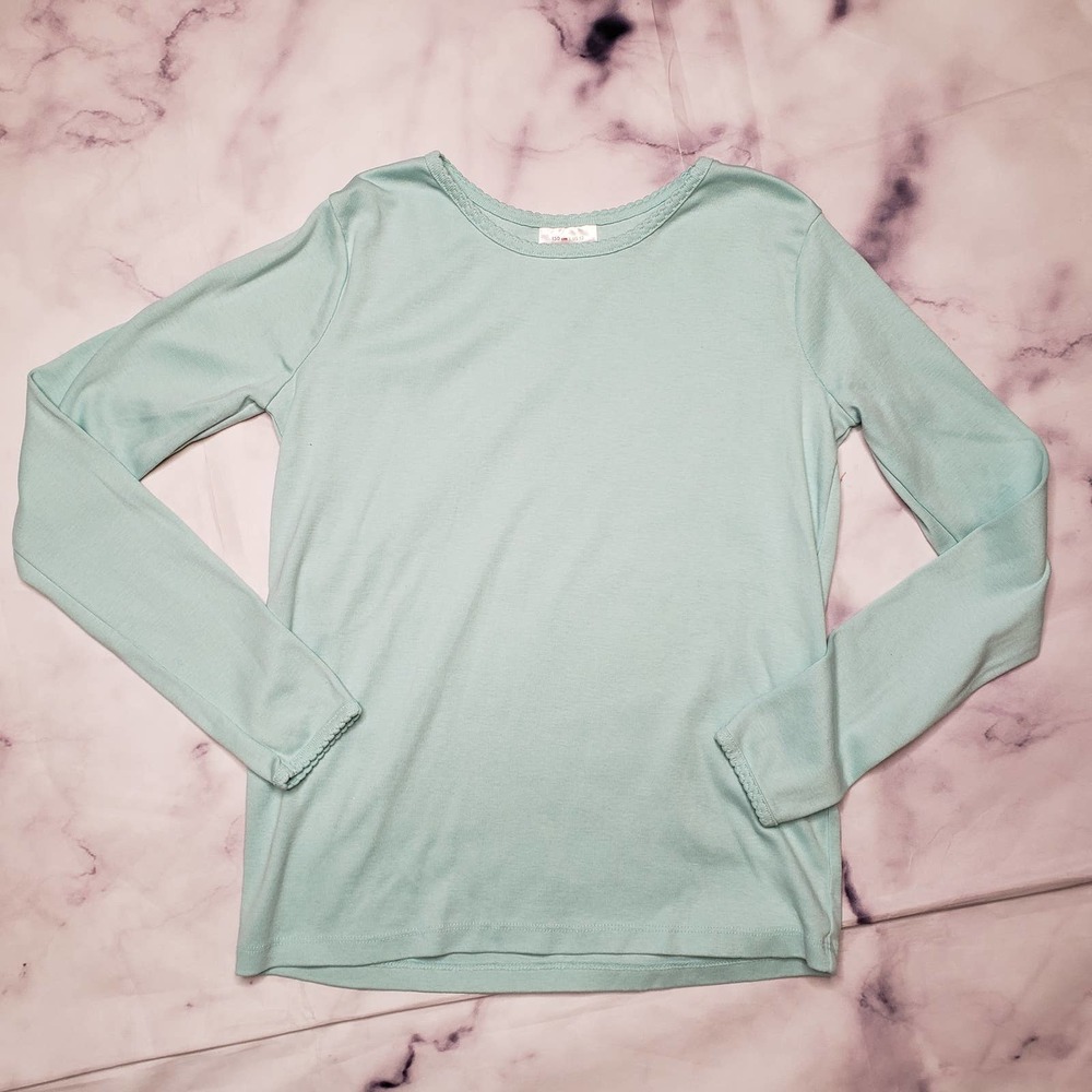 HANNA ANDERSSON green longsleeve top 12